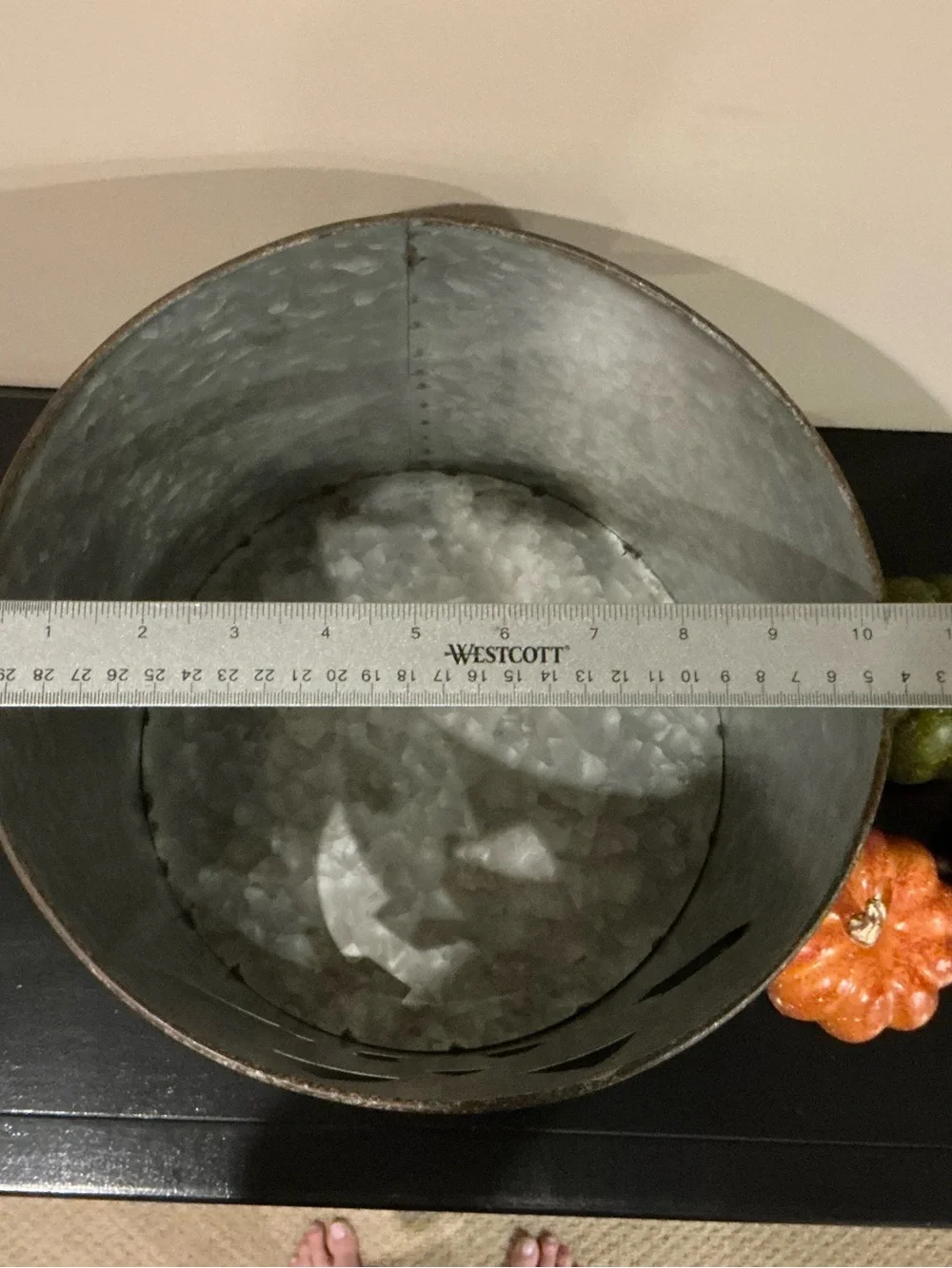 NEW Galvanized Halloween Jack-o-Lantern Bucket 🎃